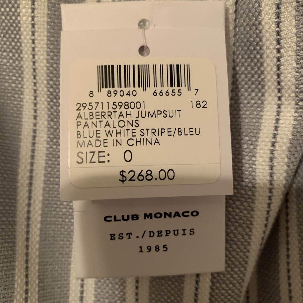 Club Monaco jumpsuit - Picture 4 of 4